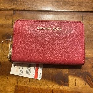 Michael Kors Jet Set Leather Card Case